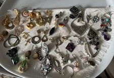 Konvolut Einzelschuhe Ohrringe