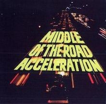 Middle the road - of,