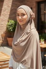Damen Hijab Schlüpf-Kopftuch