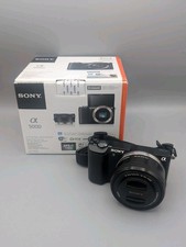 Sony Alpha A 5000 mit SELP1650 Objektiv Digitalkamera - Schwarz | Sehr Gut | OVP