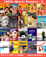 1930er Klassiker Retro Vintage Filmplakate Kinoplakate in mehreren Größen - 6