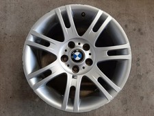 1x Alufelge 17 Zoll 8.5" 5x120 50ET Glanz Silber 2282360 BMW E46 Rim Wheel
