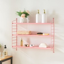 Modulares Wandregal Strängnäs Rosa [en.casa]