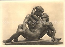 Kuenstlerkarte Skulptur Anton Grauel Liebende