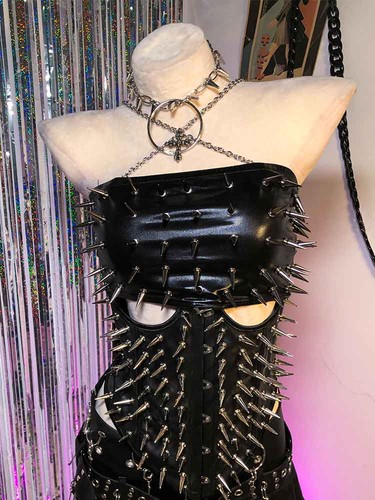 Goth tops punk rock - goth, y2k
