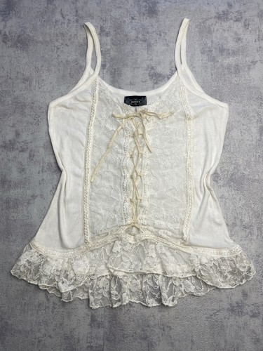 Vintage y2k spitzen top - y2k, /