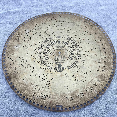 Polyphon blechplatte - polyphon,