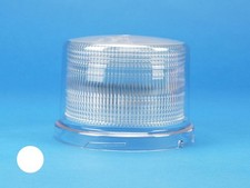 Lichthaube Comet Xenon, klar/weiß, Hänsch, Doppelblitzkennleuchte/Farbhaube