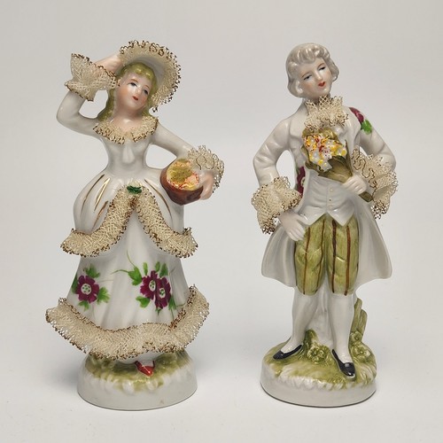 Porzellanfiguren paar dame - paar,