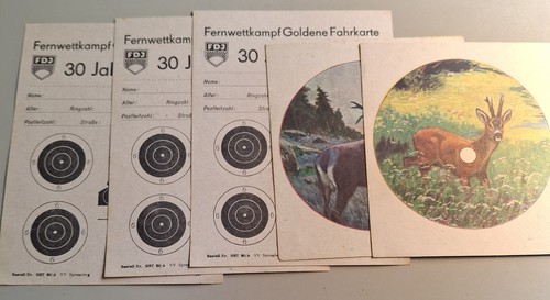Alte schiesscheiben für - 5,