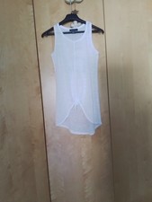 Damen-Longtop in weiß - Primark - Gr. 34 - gebraucht - Top-Zustand