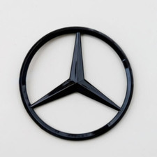 90mm Mercedes Star schwarz