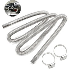 Abgasschlauch, 3m, Edelstahl