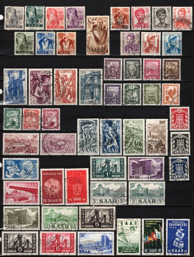 Saarland 1947 1955 - saarland, 1947-1955,