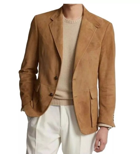 Herren beige ziegenleder - herren,