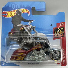 Hot Wheels Bad Bagger HW FLAMES  (Motorrad / Motorcycle) 5/5 2021 OVP
