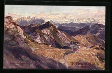 Künstler-AK Edward Harrison Compton: Neuhaus b. Schlierse, Rotwandhaus 1913 