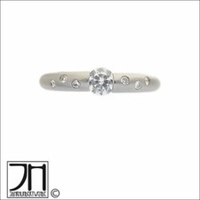 Silber Fingerring Cubic