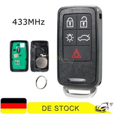 433MHz 5 Tasten Funk Schlüssel Fernbedienung Für Volvo V40 S60 V60 XC60 V70 XC70