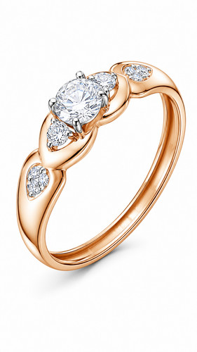14k 585 rotgold ring r10 - ring, r10-10161