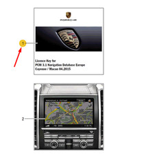 PORSCHE CAYENNE 9PA Navi