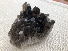 Mineralien Rauchquarz Stufe 108mm / 501g