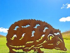 Gartenstecker Igel aus