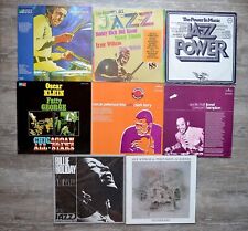 8 x JAZZ LP's - BUDDY RICH - HAMPTON - PETERSON - SIGI SCHWAB - OSCAR KLEIN