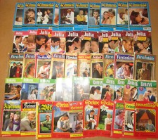 50 Romanhefte, z.B. Heimatserien, Julia, Adel, Romana, Arztromane wie Abb. po347
