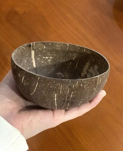 Kokosnuss schale mit löffel - schale,