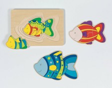 SCHICHTENPUZZLE Fisch