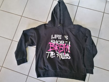 Hoodie + schwarz + L + Gothic + Rock + Goa + BoHo