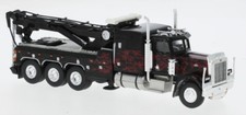 Brekina 86278 Peterbilt 359 Abschleppwagen - schwarz - 1973 - Flames
