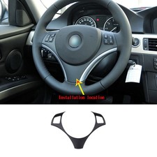 Mattschwarze lenkrad trim - mattschwarze,