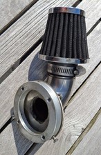 Selbstbau Luftfilteransaugrohr 90° mit Adapter für Mikuni Vergaser
