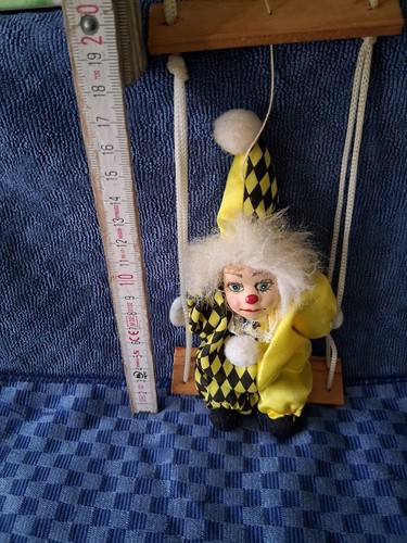 Kleine clownfigur marionette - kleine,