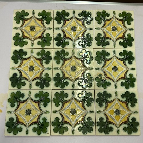 Jugendstilfliese fliese set - jugendstilfliese, 9x