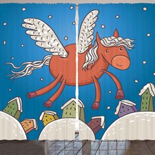 Pferd Rustikale Gardine Pferd