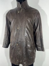 Bogner Lederjacke Parka braun