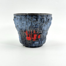 Ü Keramik Übertopf | Relief