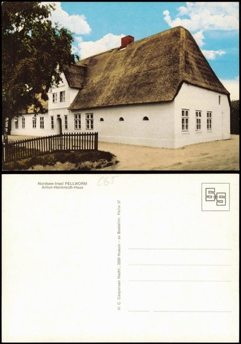 Ansichtskarte amt pellworm - ansichtskarte,