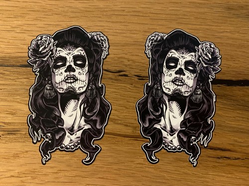 Skull rockabella aufkleber - rockabella,