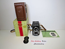 Rollei, Rolleiflex 4x4 in schwarz, black in gutem Zustand, boxed