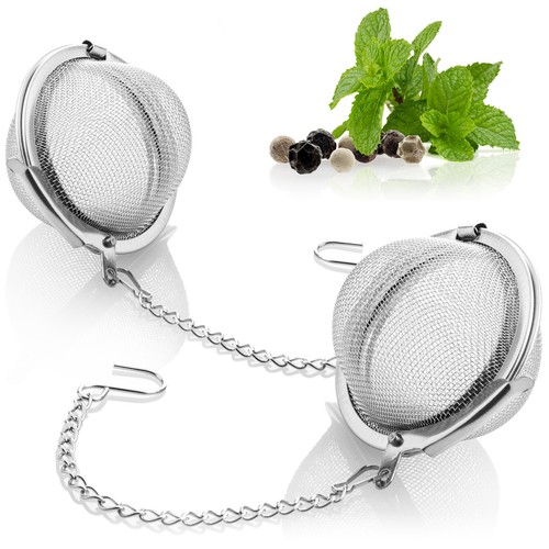 Teesieb aus rostfreiem - 2x,