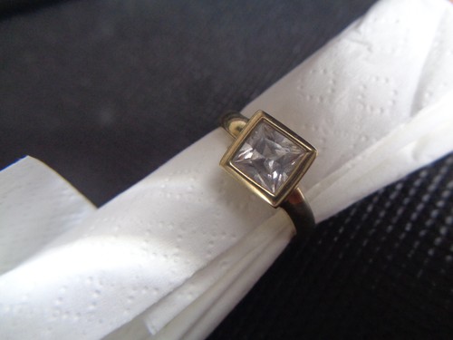 Damen goldring 333 gebraucht - goldring,