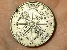 Silbermünze Spanien Spanish