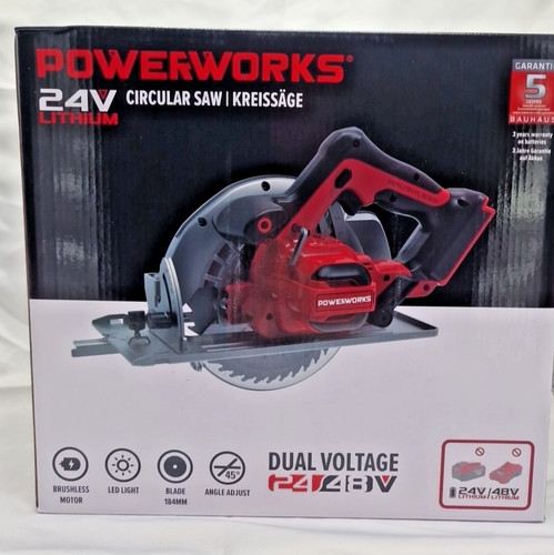 Akku handkreissäge powerworks - akku,