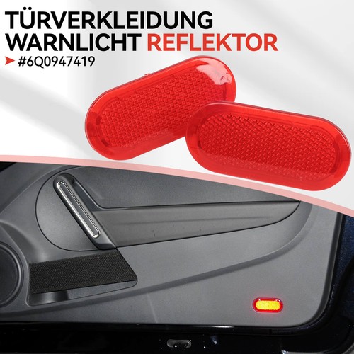 2pcs rot türverkleidung - rot,