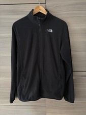 Original THE NORTH FACE 100 Glacier Fleece Jacke Herren Gr. M Schwarz