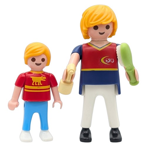 Playmobil figuren mann - 2x, kind